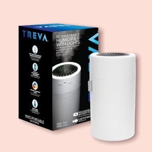 Treva Rechargeable Humidifier With Lights 🔵🔴🟠🟡🟢🟣